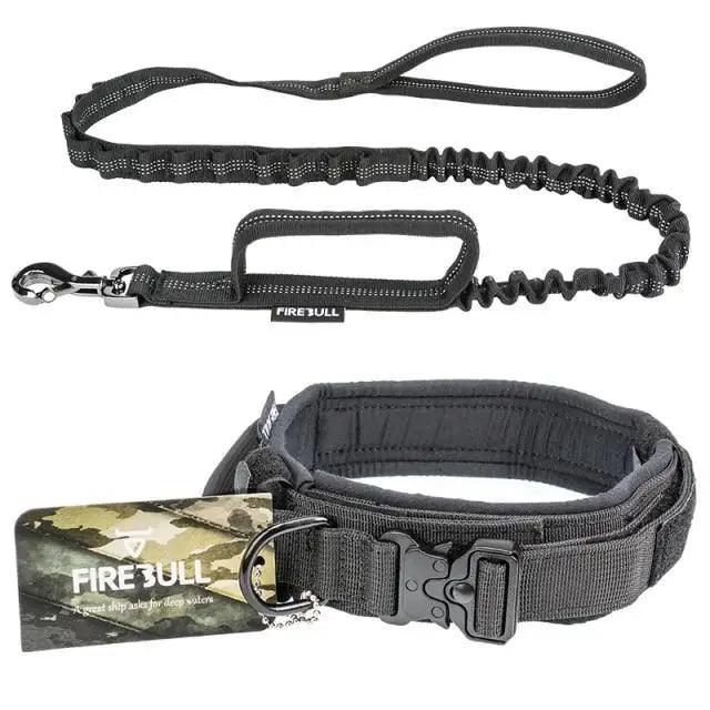 Dog Collar Leash Adjustable Military Nylon Rope Dog Collar Leash Set Adjustable Dog Collars for Medium Large Dogs Durable Pet Collar Nylon Big Dog Collar Training for Medium Large Dogs Accessories