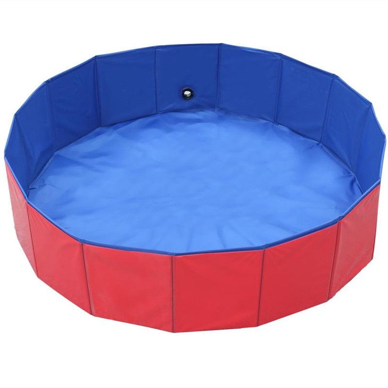 Dog Pool Foldable Dog Swimming Pool Pet Bath Swimming Tub Bathtub Pet Swimming Pool Collapsible Bathing Pool for Dogs Cats Kids Dog Swimming Pool For Large & Small Dogs
