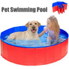 Dog Swimming Pool Foldable Pet Bath Swimming Tub Bathtub Pet Collapsible Bathing Pool for Dogs Cats Kids Big Size Bathing Pool Pet Pool Bathing Tub Outdoor Swimming Pool for Large Small Dogs