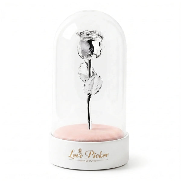 Signature Clear 7” Rose Dome