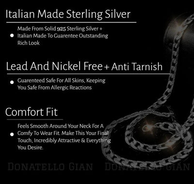 Sterling Silver 925 Round Snake Chain 1MM, 16