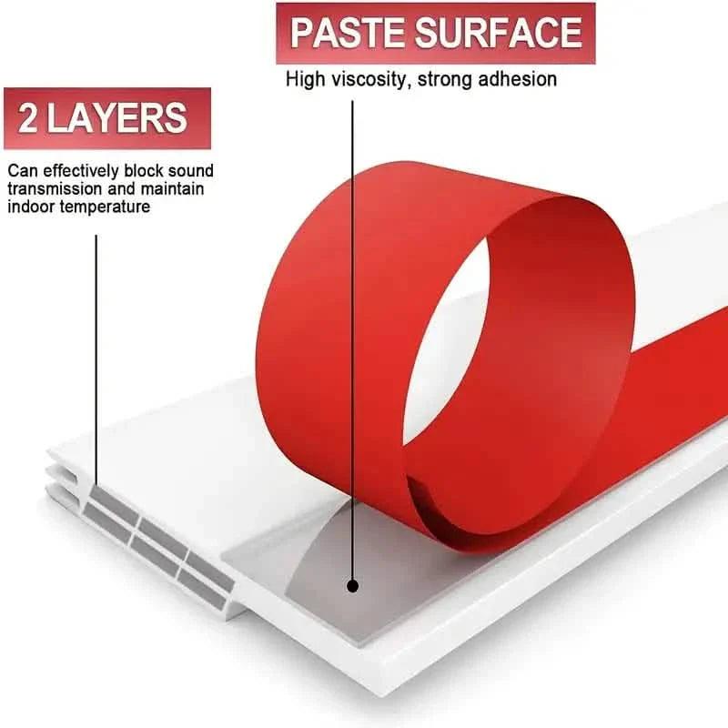 Door Draft Stopper Under Door Seal for Exterior/Interior Doors