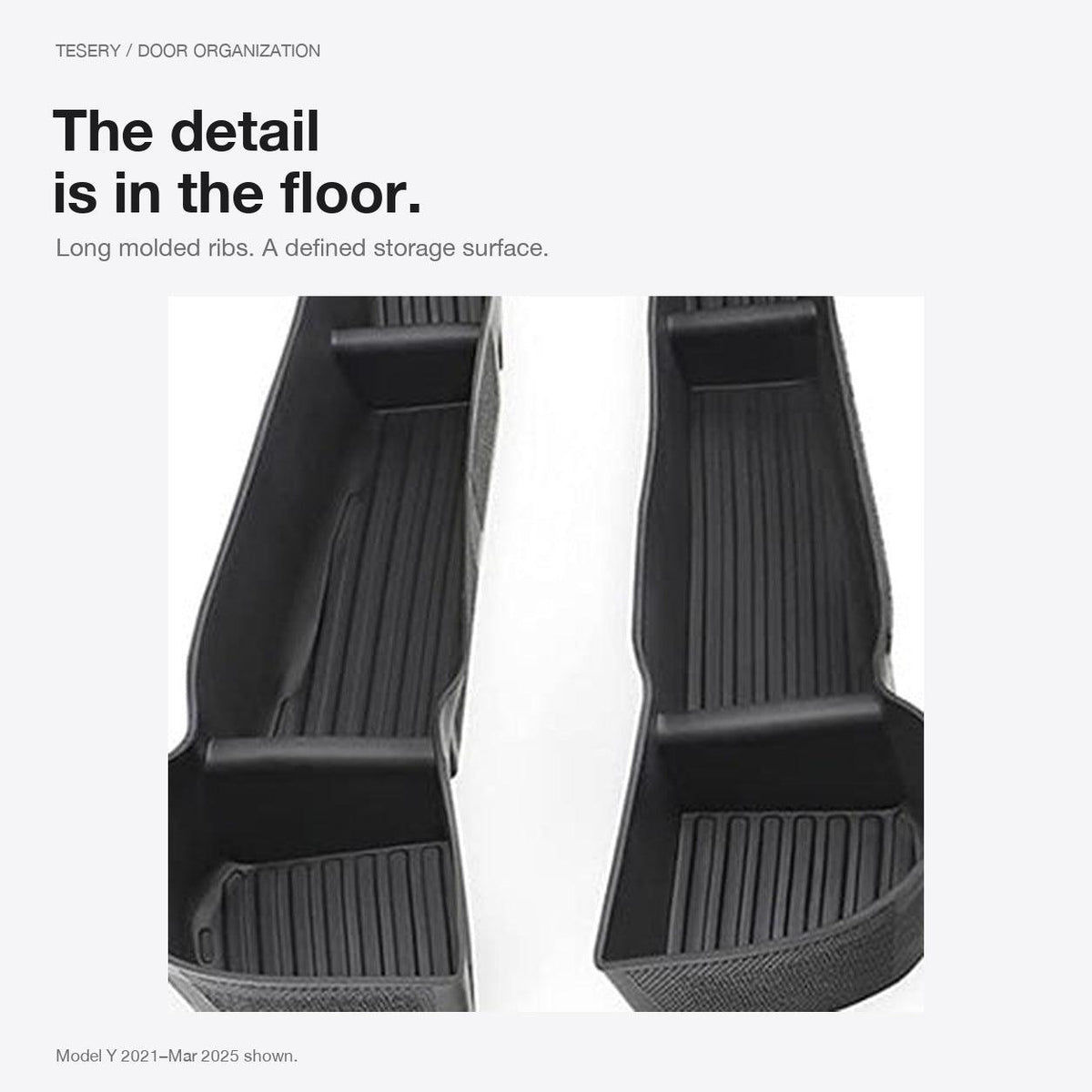 Door Side Organizer Tray for Tesla Model Y Juniper / Model YL