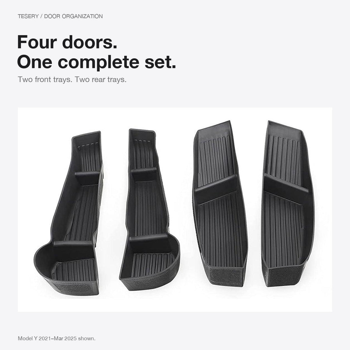 Door Side Organizer Tray for Tesla Model Y Juniper / Model YL