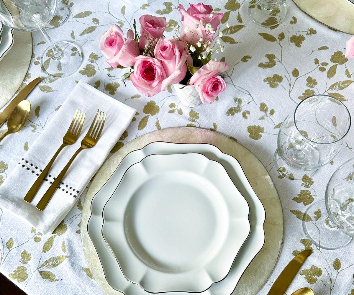 Black Embroidered Napkins