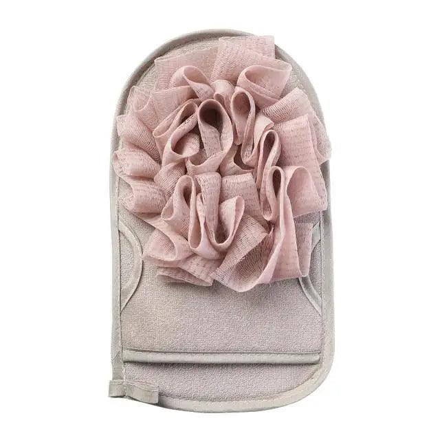 Double Sided 1PC Portable Scrub Bath Sponge For Shower Scrubber Body Cleaning Brush Elegant Gloves Shower Massage Towel Ball Bath Accessories