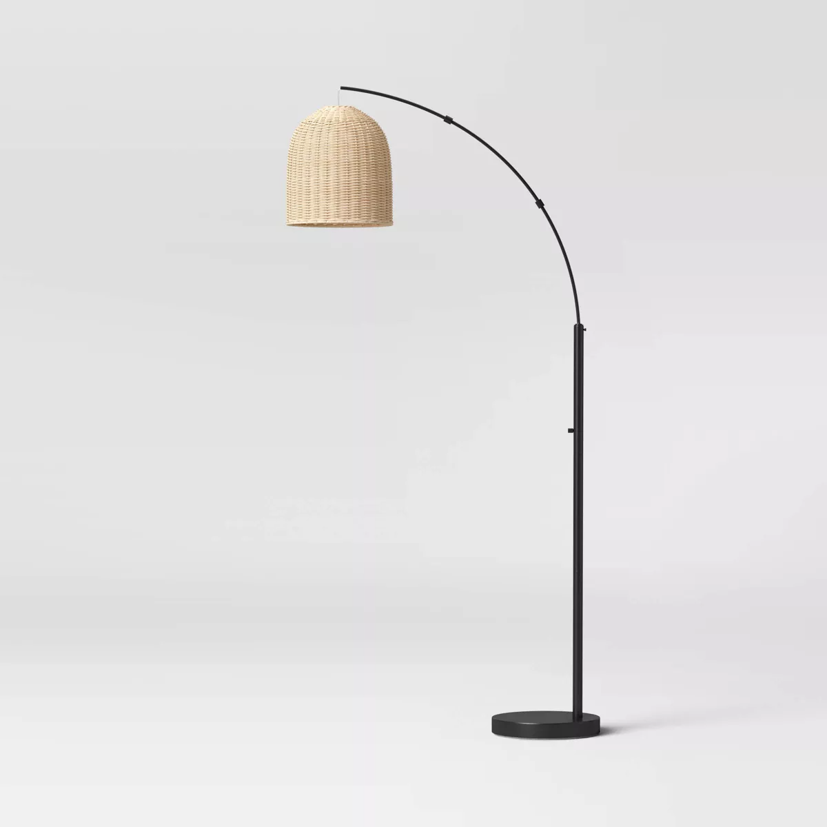 Addison Arc Floor Lamp with Natural Ennovanest Limited