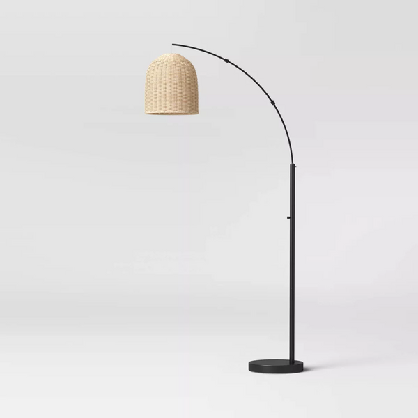 Addison Arc Floor Lamp with Natural Ennovanest Limited