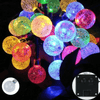 Solar Bubble Balls Lamp String Lights - Multicolor / 5 M 20 LEDs 1pc