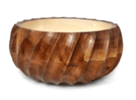 House of Avana Pink Mango Wood Gravy Bowl