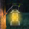 Outdoor LED Lantern Portable Retro Camping Garden Rechargeable Lamp
