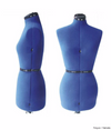 FAMILY DRESSFORM  Medium Adjustable Mannequin Dress Form - Blue