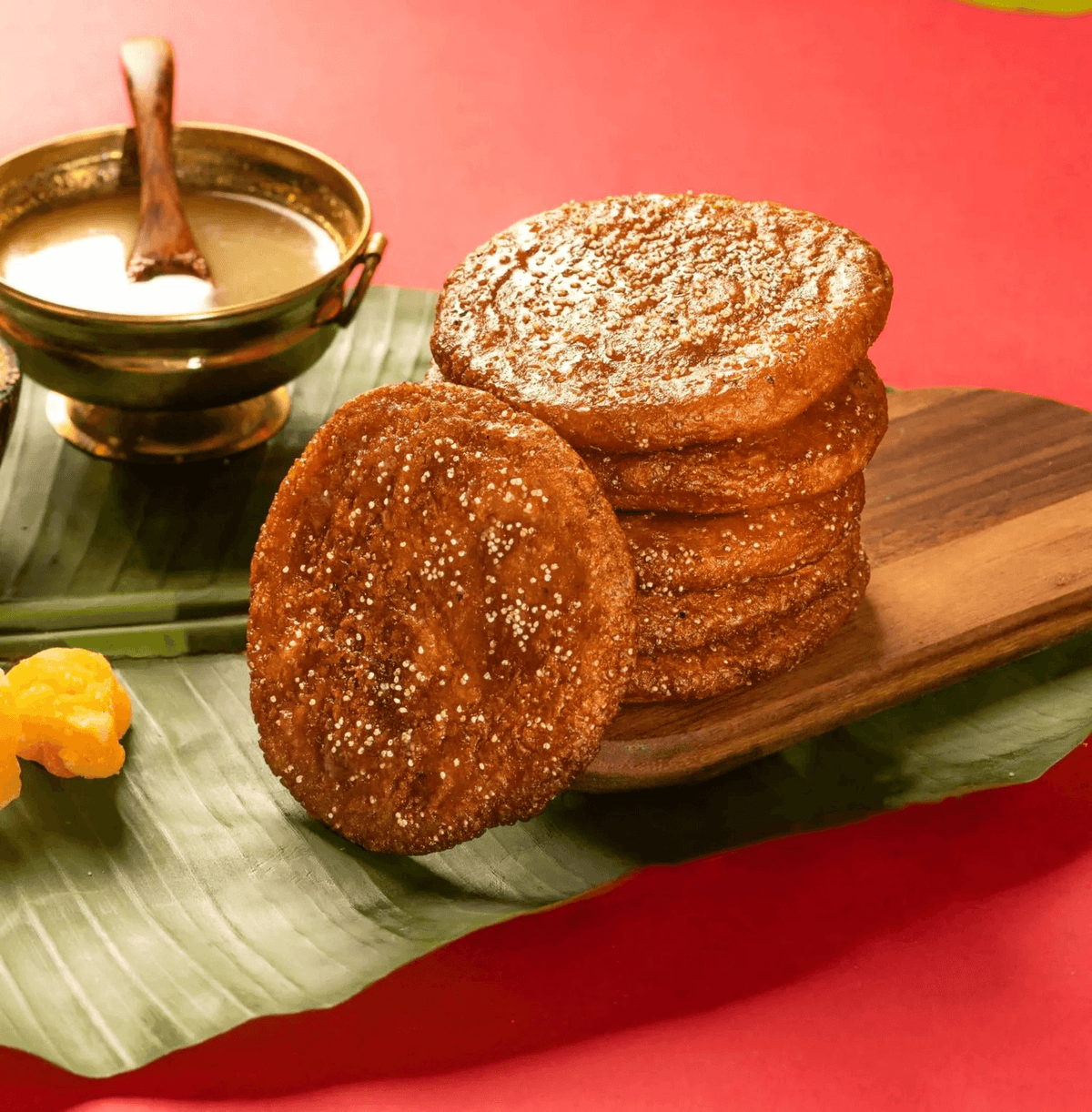 Pulla Reddy Soft Deep Fried Rice Flour Cake | Pulla Reddy Soft Ariselu Adhirasam Indian Sweet