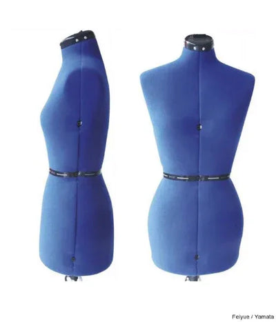 FAMILY DRESSFORM  Small Adjustable Mannequin Dress Form - Blue