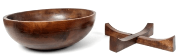 House of Avana Mango Wood Bowl with Stand