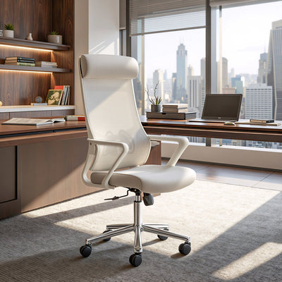 Jett High Back Office Chair Light Gray