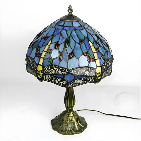 Dragonfly Tiffany Lamp Glass Tabletop Design