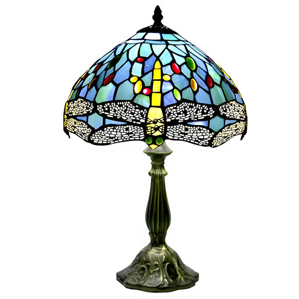 Dragonfly Tiffany Lamp Glass Tabletop Design