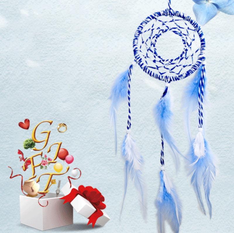 Dream Catcher Led Handmade Dream-catcher Traditional Feather Hanging Home Wall Decoration  Night Dream Catchers  Decor Ornament Wall Hanging Wind Chimes For Home Room Decoration