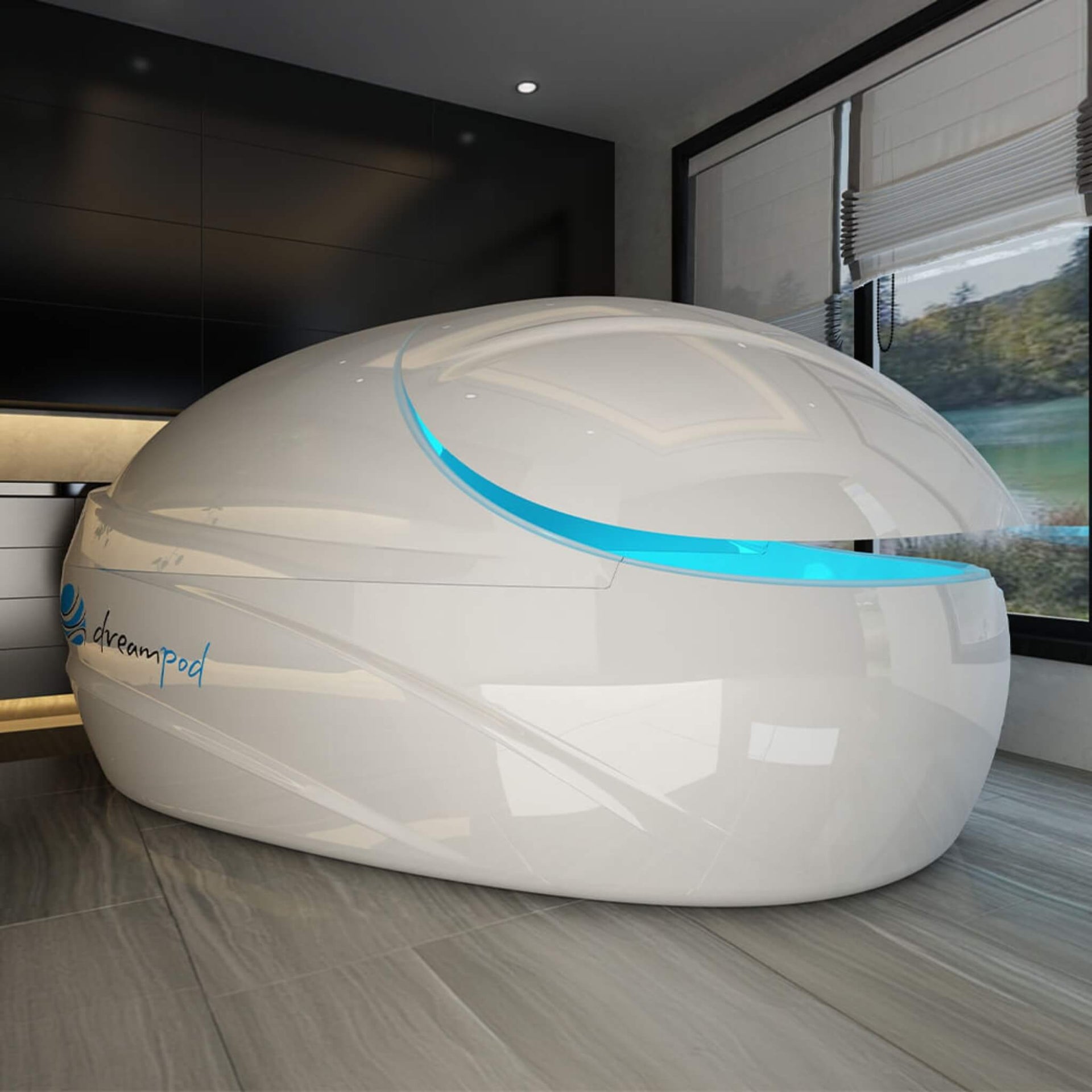 Dreampod Vmax Commercial Home Flotation Sensory Isolation Tank Pod Spa [DPFP202WPE] (SAK95142)