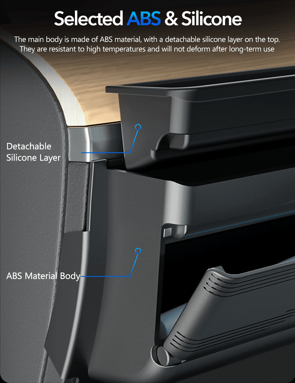 Driver Mini Glove Box for Tesla Model Y