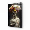 Abandoned Statue Glass Wall Art  || Designer Collection