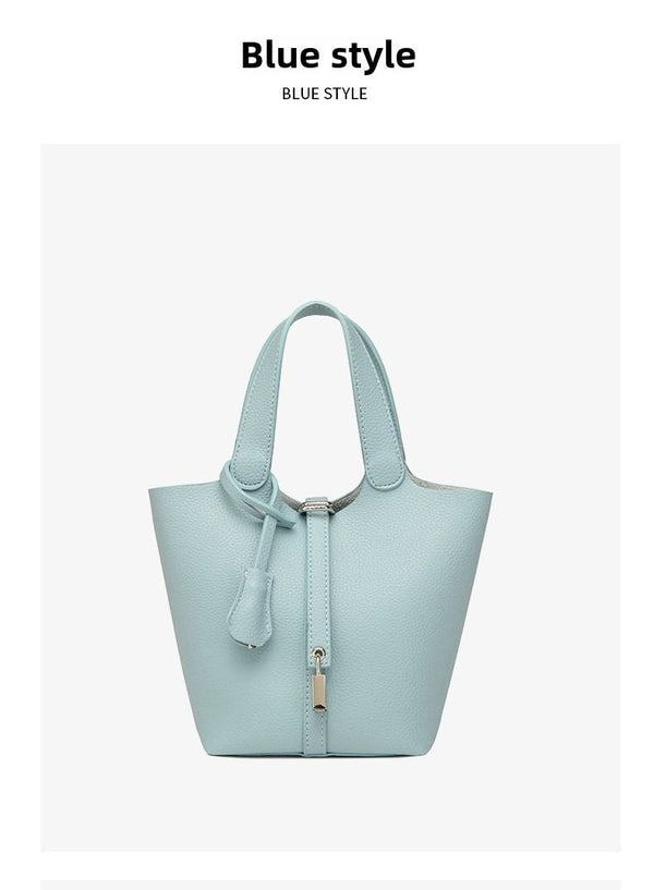 Bucket bag niche design vegetable basket women's bag senior sense small handbag fashion commuter crossbody bag texture bag