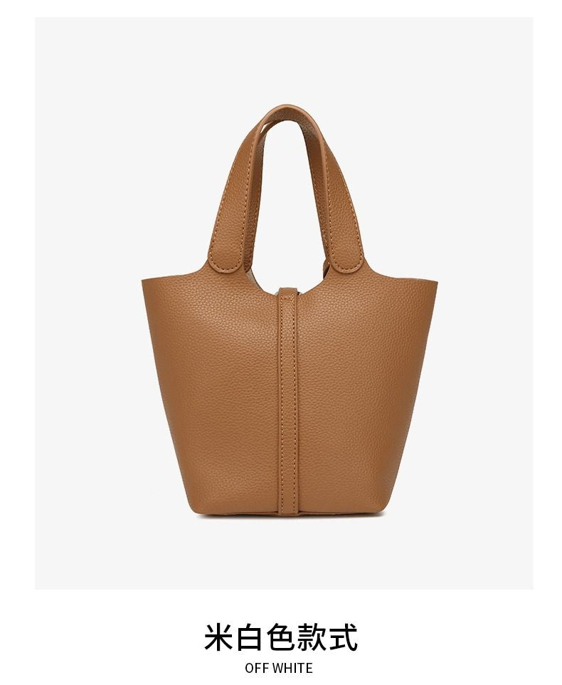 Bucket bag niche design vegetable basket women's bag senior sense small handbag fashion commuter crossbody bag texture bag