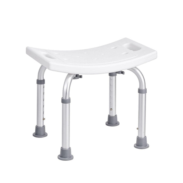 Shower Chair Adjustable Height Non-Slip Stool w/ Handles 350 lbs