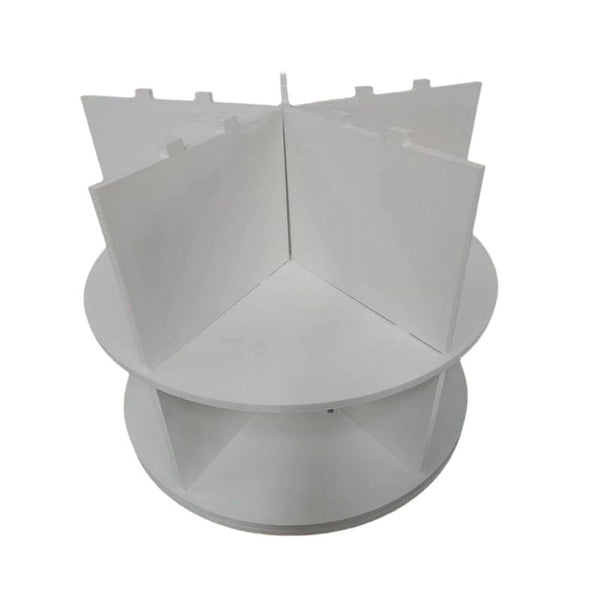 7 Tier Rotating Shoe Rack Tower, Spinning Shoe Display, 360 Shoe Rack Storage Round Carousel, Vertical Handbag Rotate Shoes Closet Organization, Christmas Gift (WHITE) Berry Charmz