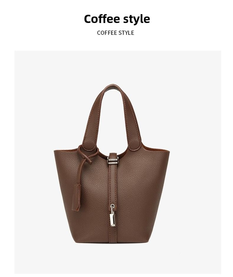 Bucket bag niche design vegetable basket women's bag senior sense small handbag fashion commuter crossbody bag texture bag