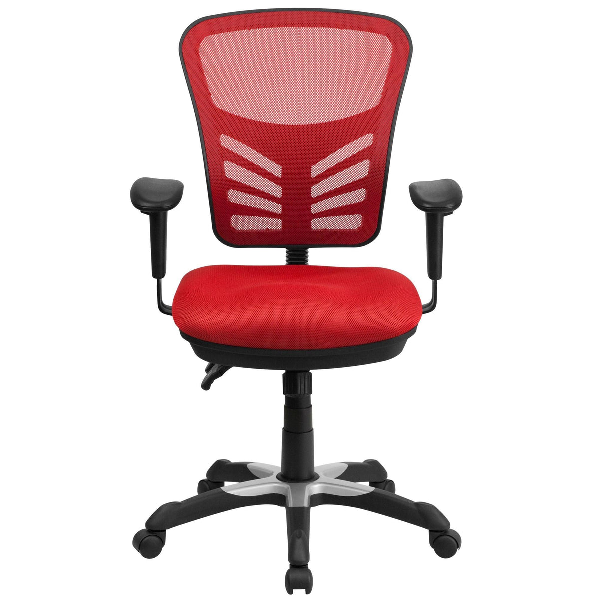 Mid-Back Mesh Swivel Office Chair with Adjustable Arms