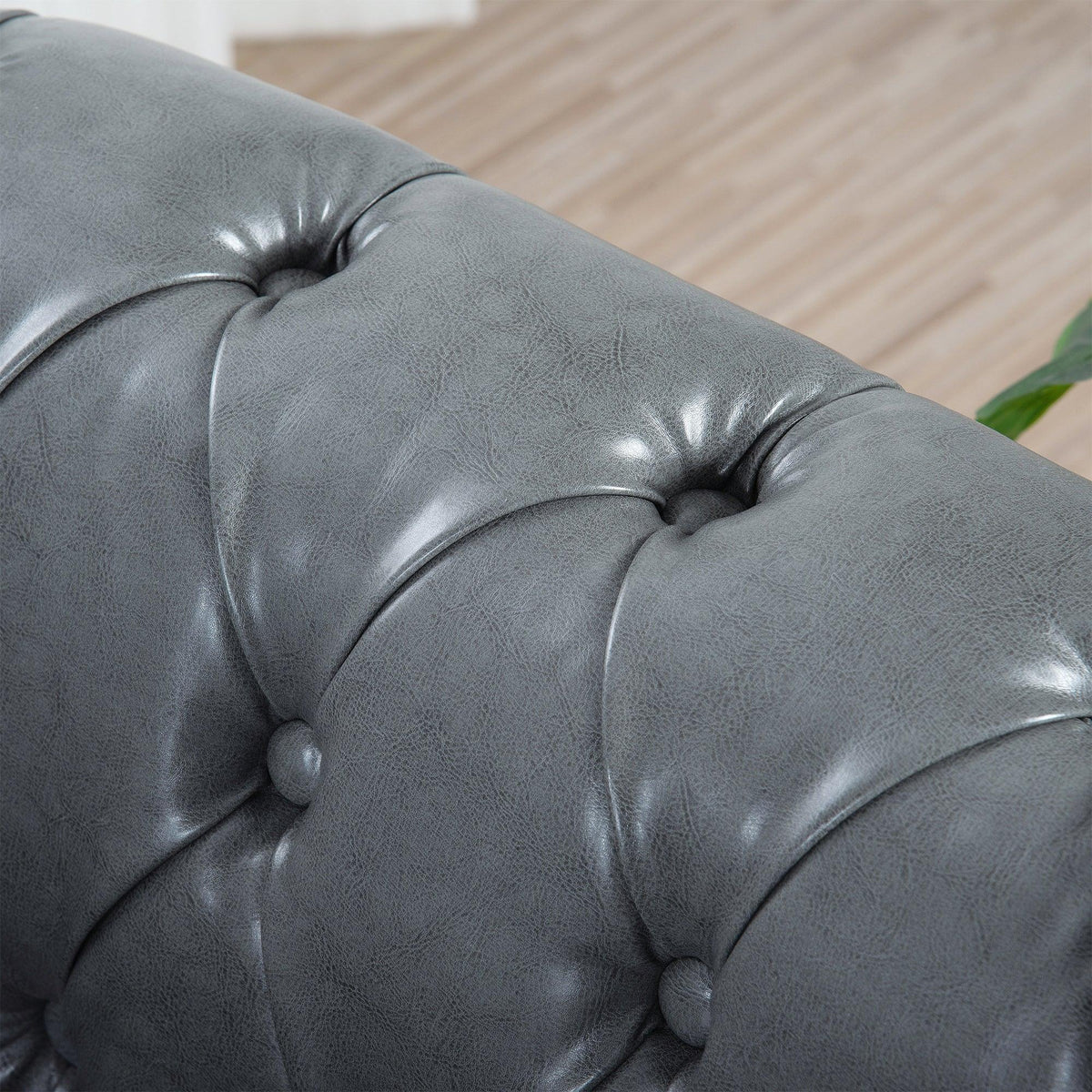 Rolled Arm Chesterfield 3 Seater Sofa
