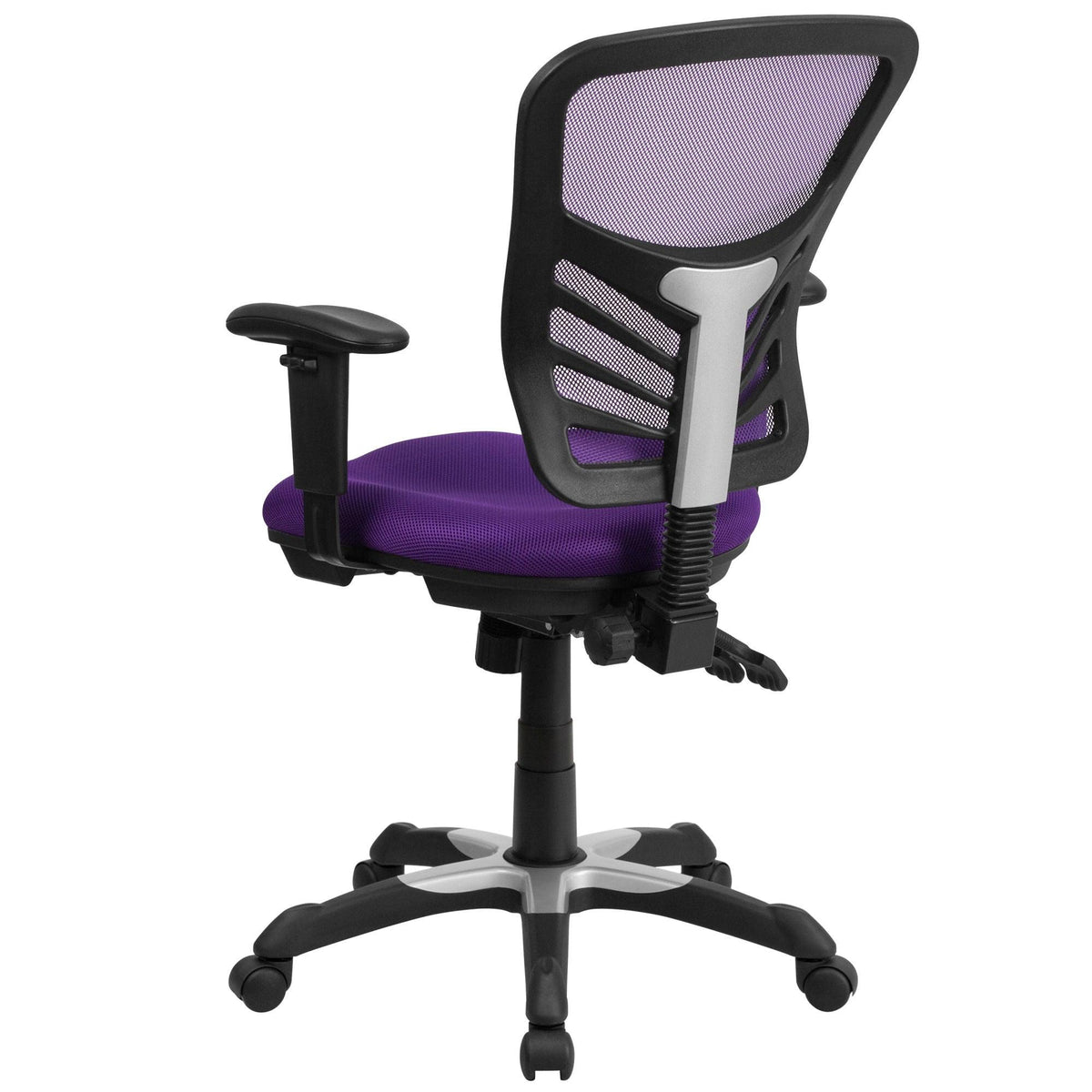 Mid-Back Mesh Swivel Office Chair with Adjustable Arms