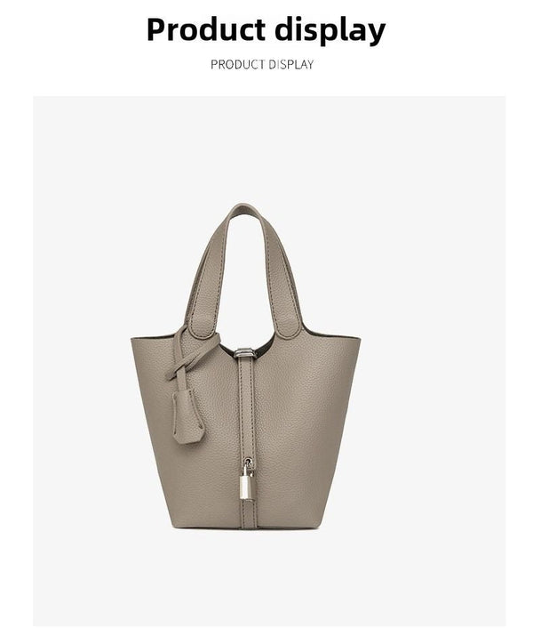 Bucket bag niche design vegetable basket women's bag senior sense small handbag fashion commuter crossbody bag texture bag