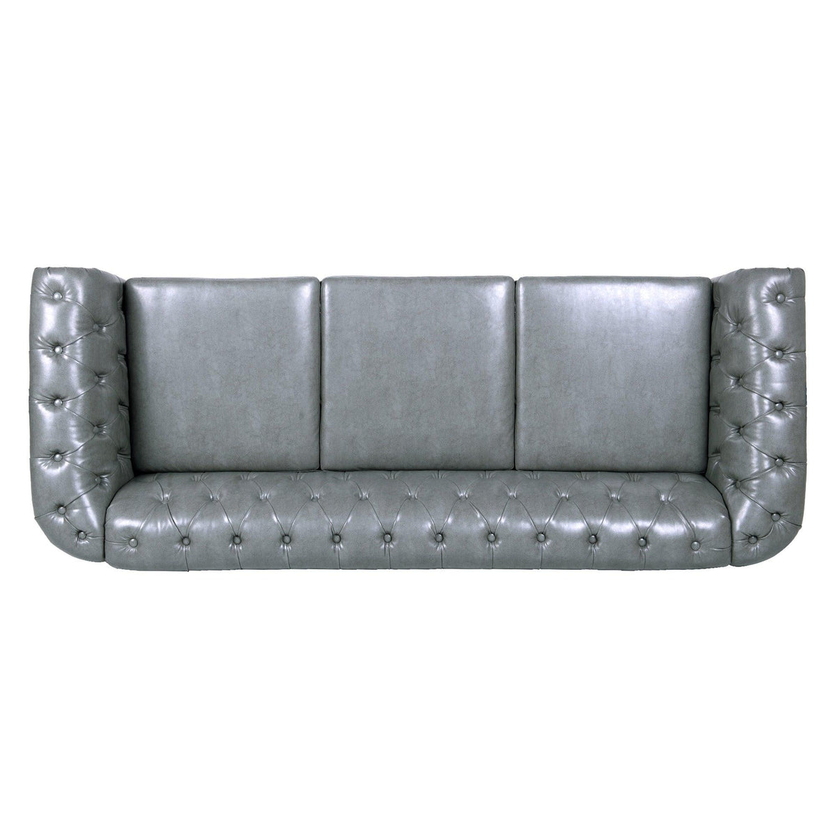 Rolled Arm Chesterfield 3 Seater Sofa