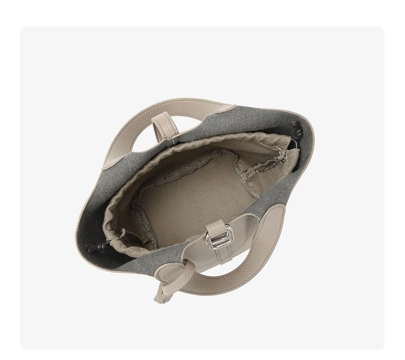 Bucket bag niche design vegetable basket women's bag senior sense small handbag fashion commuter crossbody bag texture bag