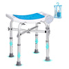 Shower Chair Adjustable Height Non-Slip Bath Stool 500 lbs