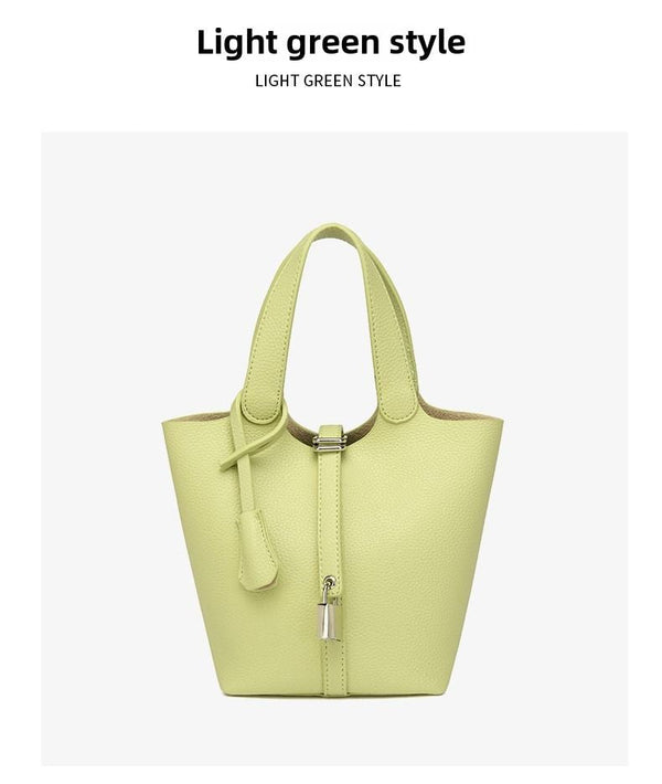 Bucket bag niche design vegetable basket women's bag senior sense small handbag fashion commuter crossbody bag texture bag