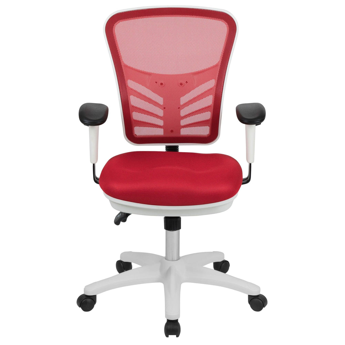 Mid-Back Mesh Swivel Office Chair with Adjustable Arms