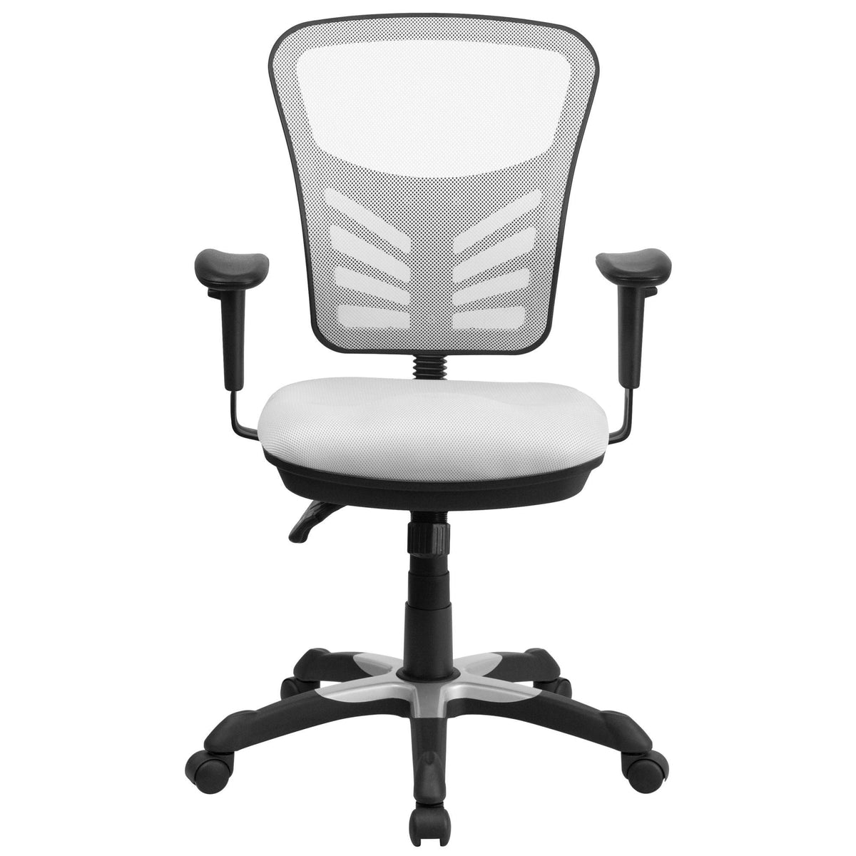 Mid-Back Mesh Swivel Office Chair with Adjustable Arms