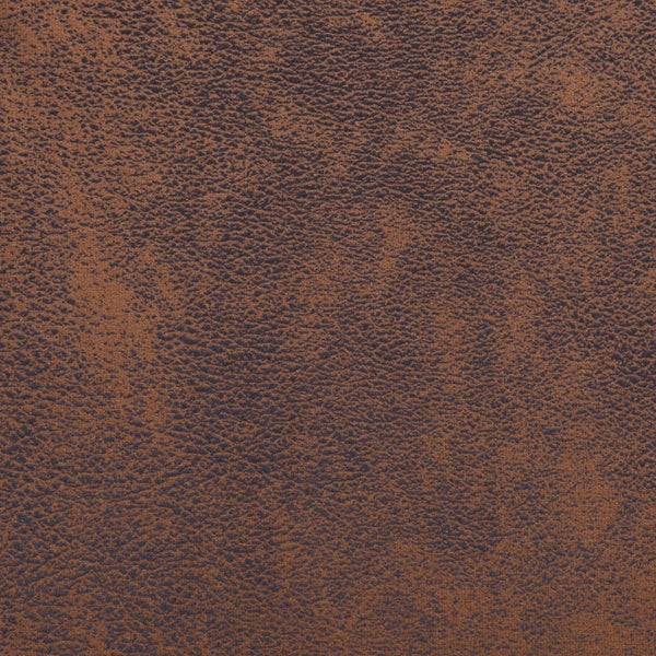 Cube Armchair Brown Faux Suede Leather BLAKHOM