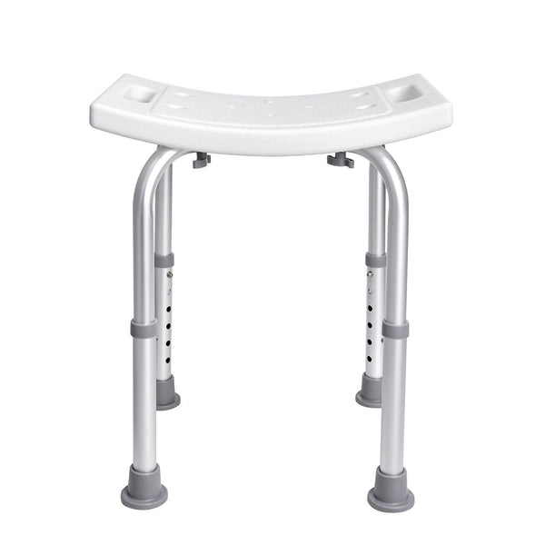 Shower Chair Adjustable Height Non-Slip Stool w/ Handles 350 lbs