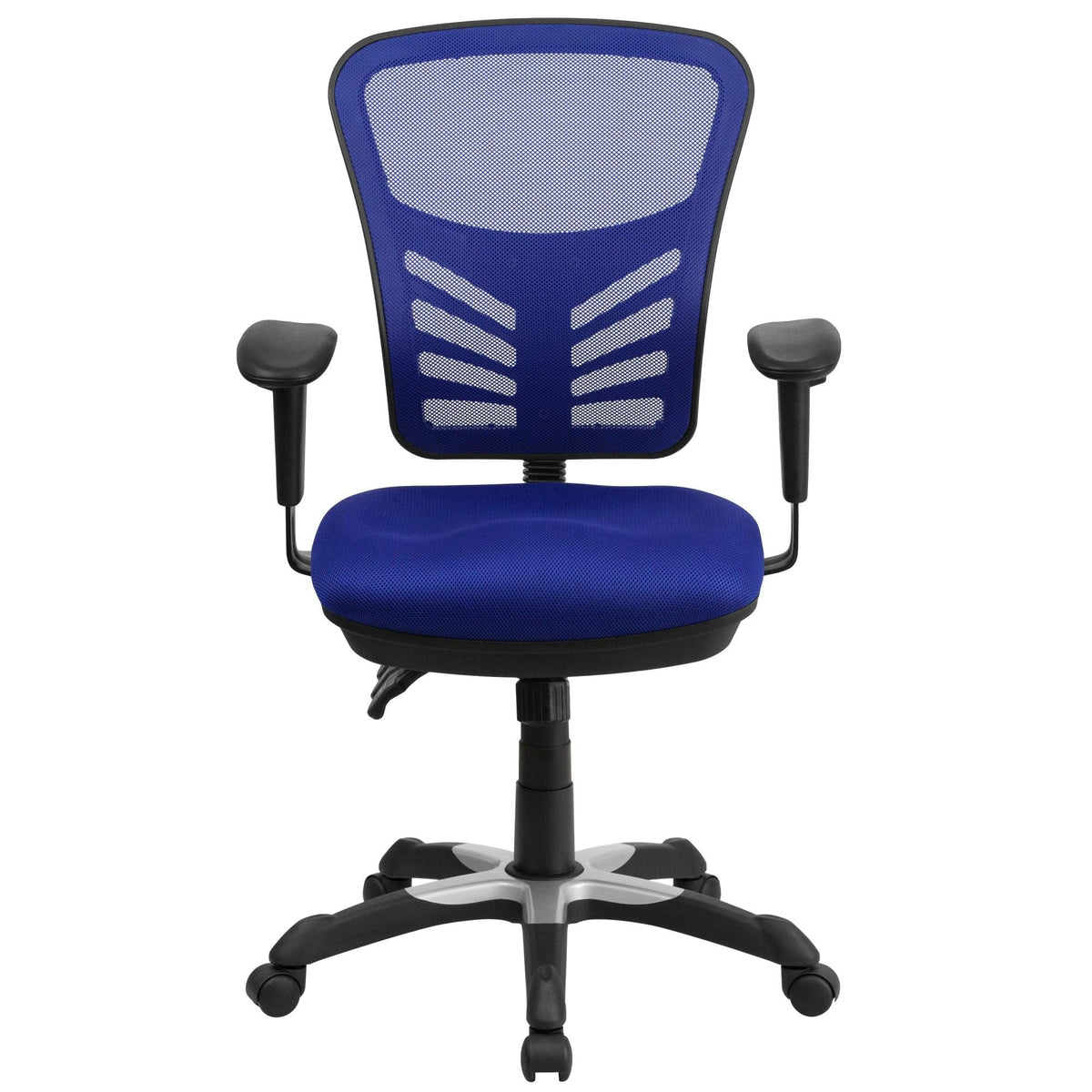 Mid-Back Mesh Swivel Office Chair with Adjustable Arms