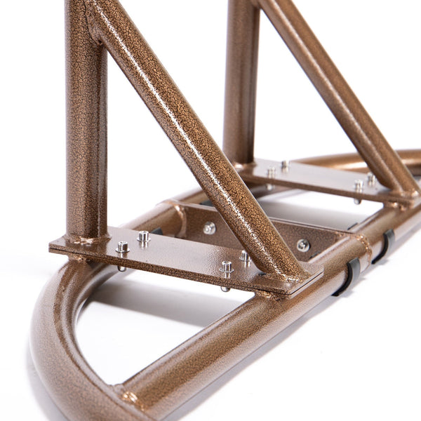 Brown Wicker Hanging Double-Seat Swing Chair BLAKHOM