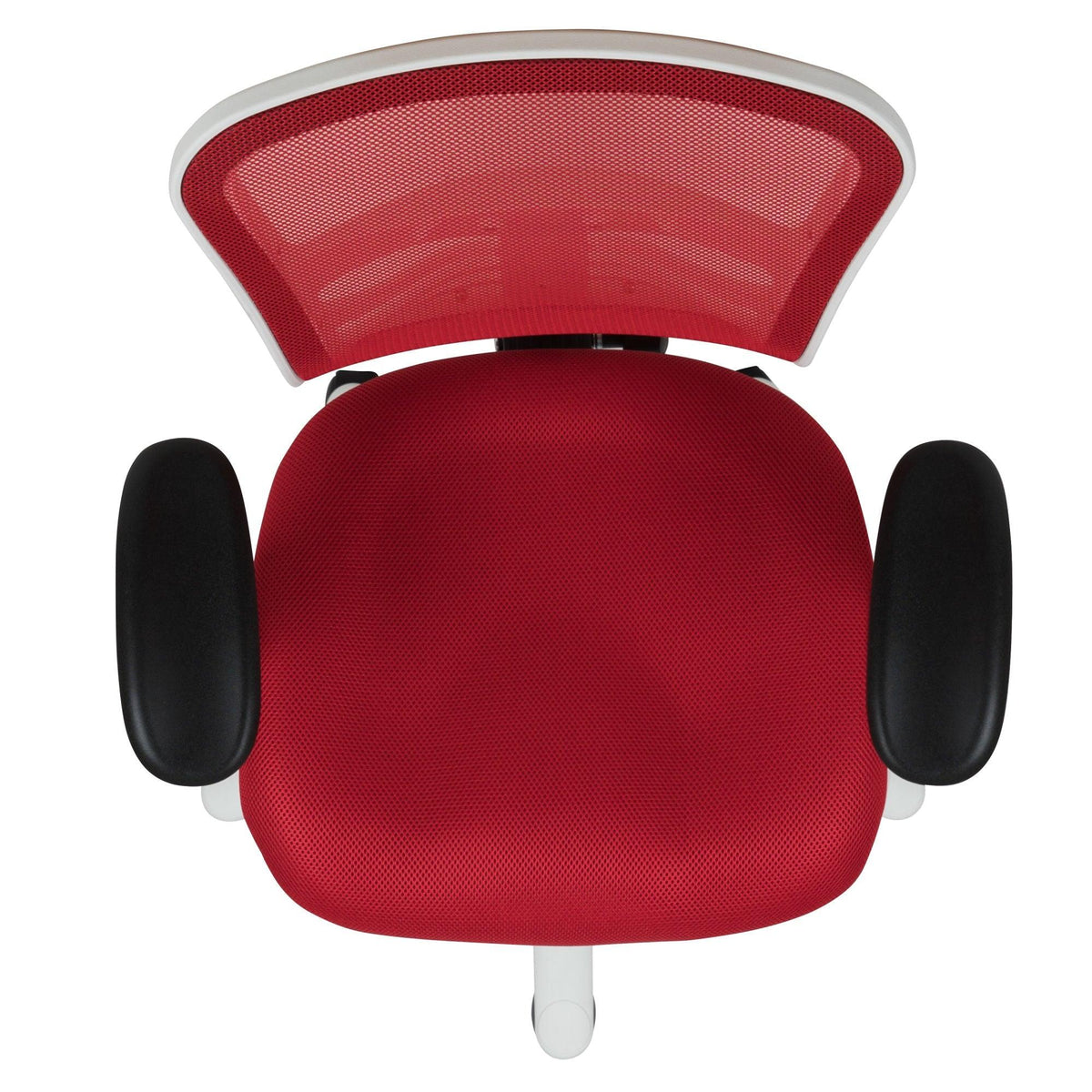 Mid-Back Mesh Swivel Office Chair with Adjustable Arms
