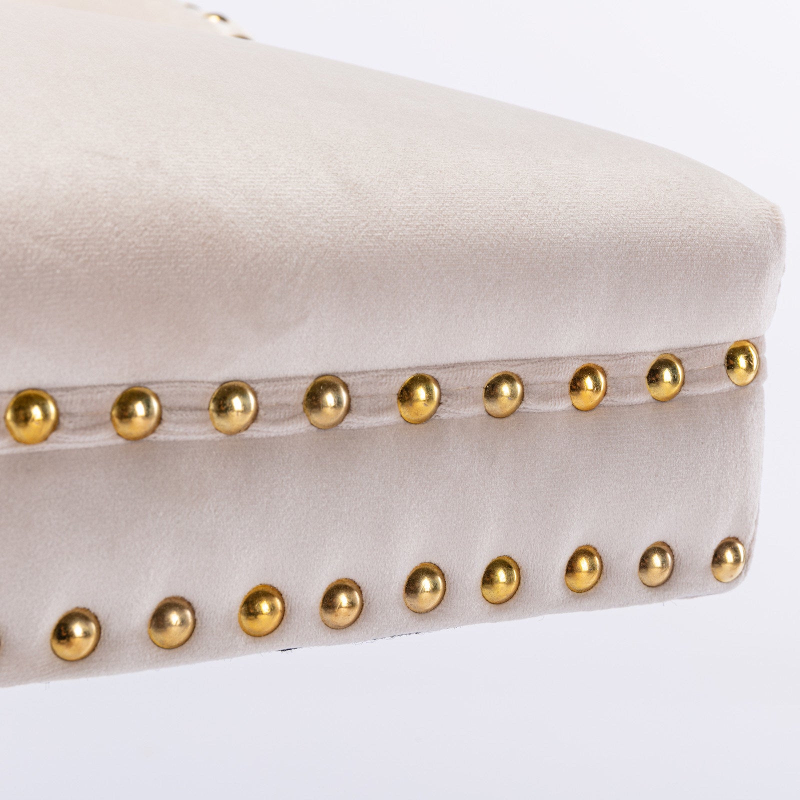 Set of 2 Thick Golden Swivel Velvet Barstools BLAKHOM