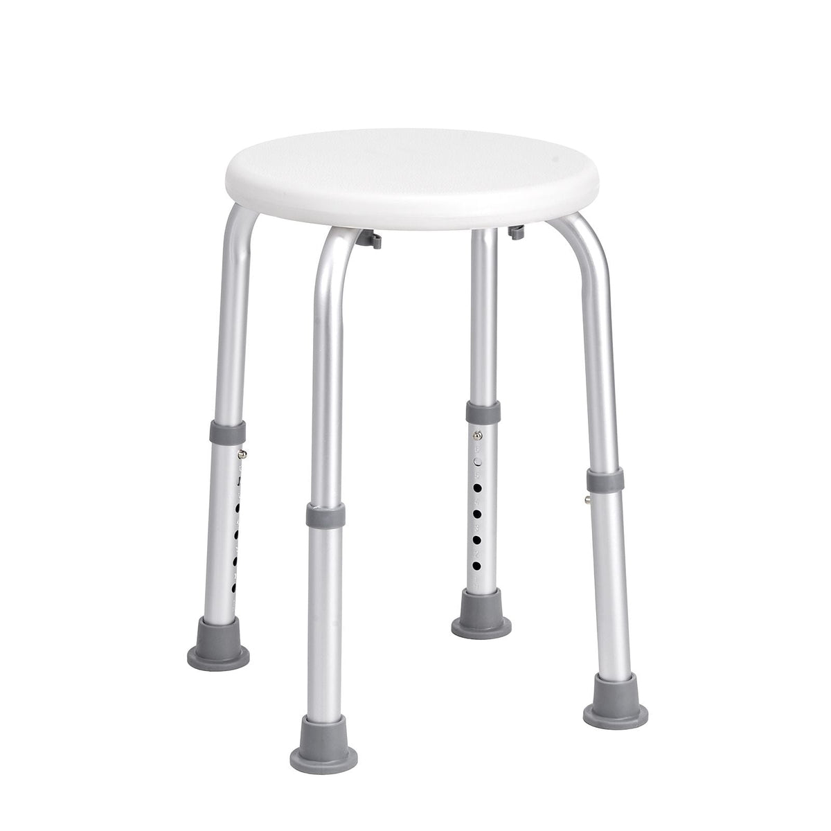 Adjustable Shower Stool Non-Slip Bath Seat 300 lb Capacity