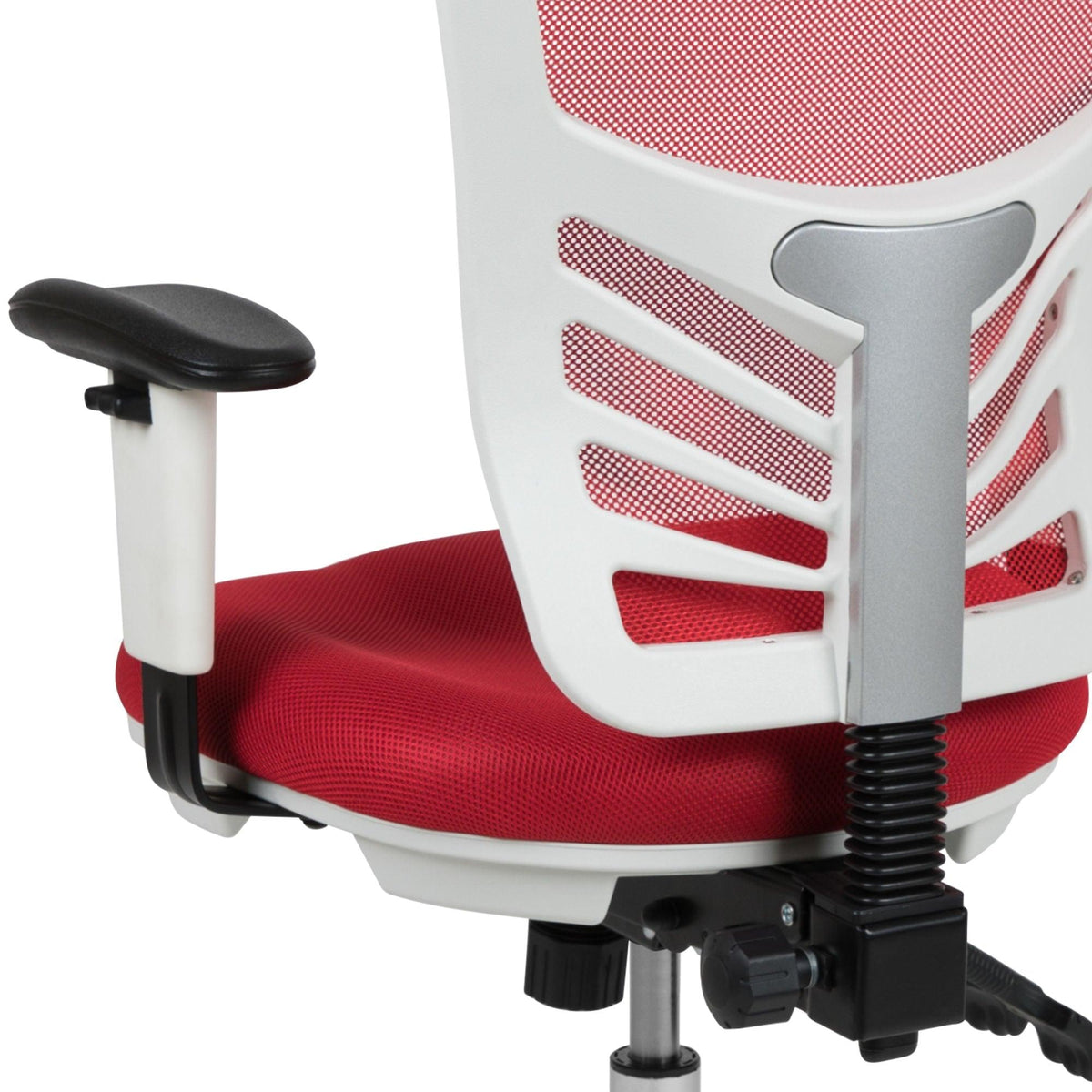 Mid-Back Mesh Swivel Office Chair with Adjustable Arms