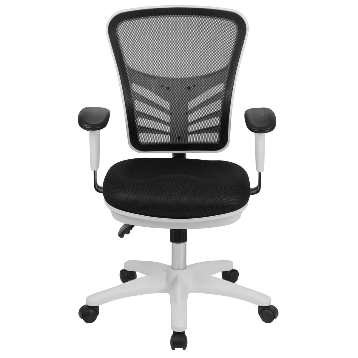 Mid-Back Mesh Swivel Office Chair with Adjustable Arms